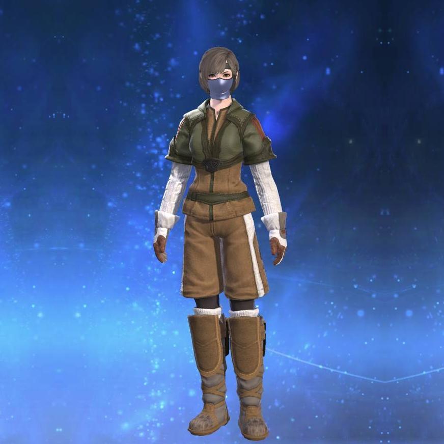 Boarskin Jerkin's gearset image female.