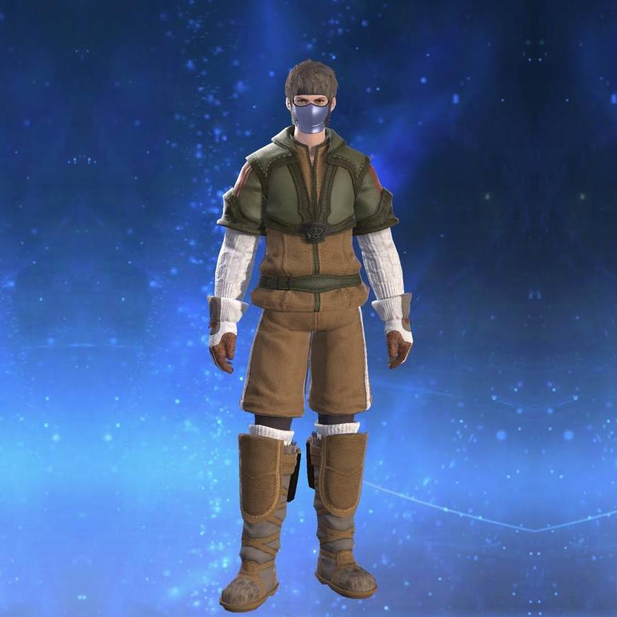 Boarskin Jerkin's gearset image male.