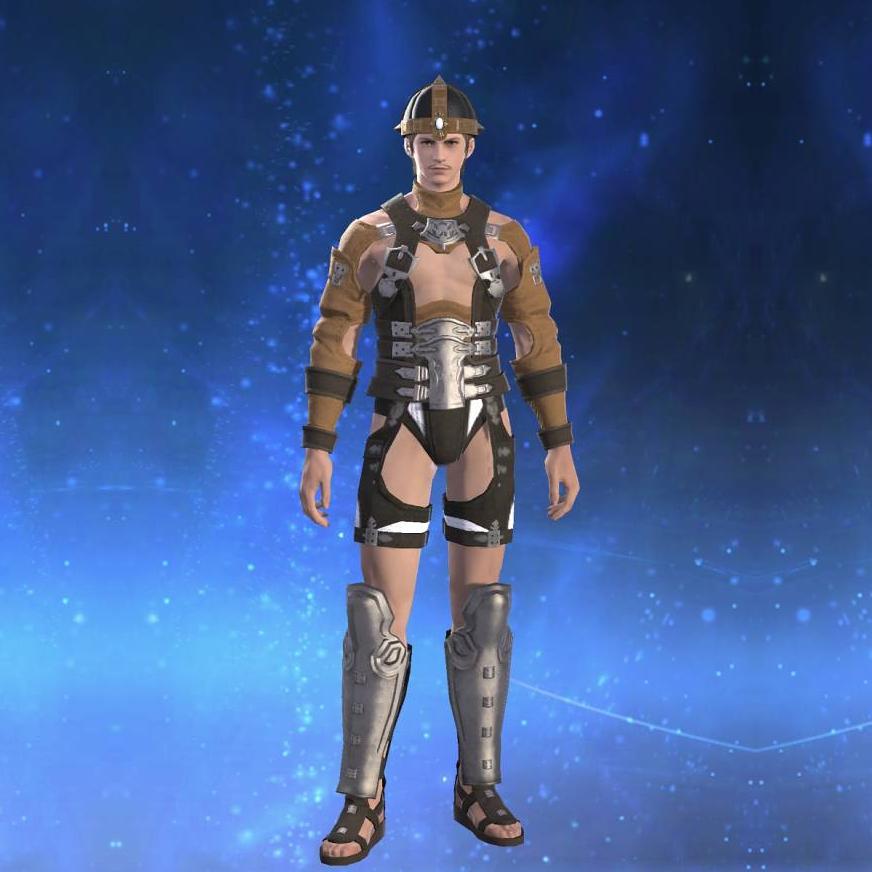 Boarskin Harness's gearset image male.