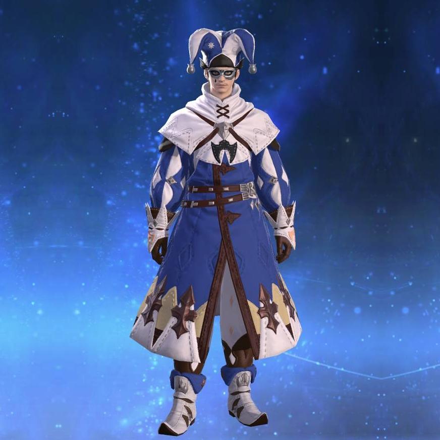 Magician's Robe's gearset image male.