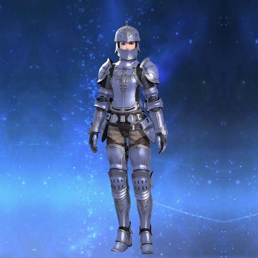 Mythril Cuirass's gearset image female.