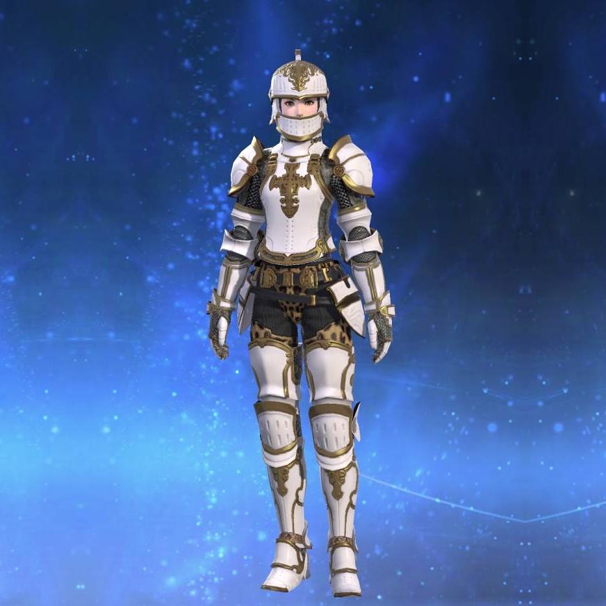 Militia Cuirass's gearset image female.