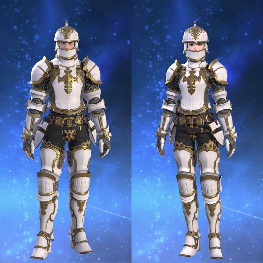 Militia Cuirass's gearset image.