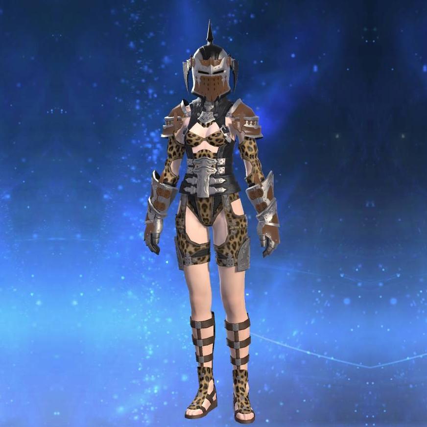 Militia Harness's gearset image female.