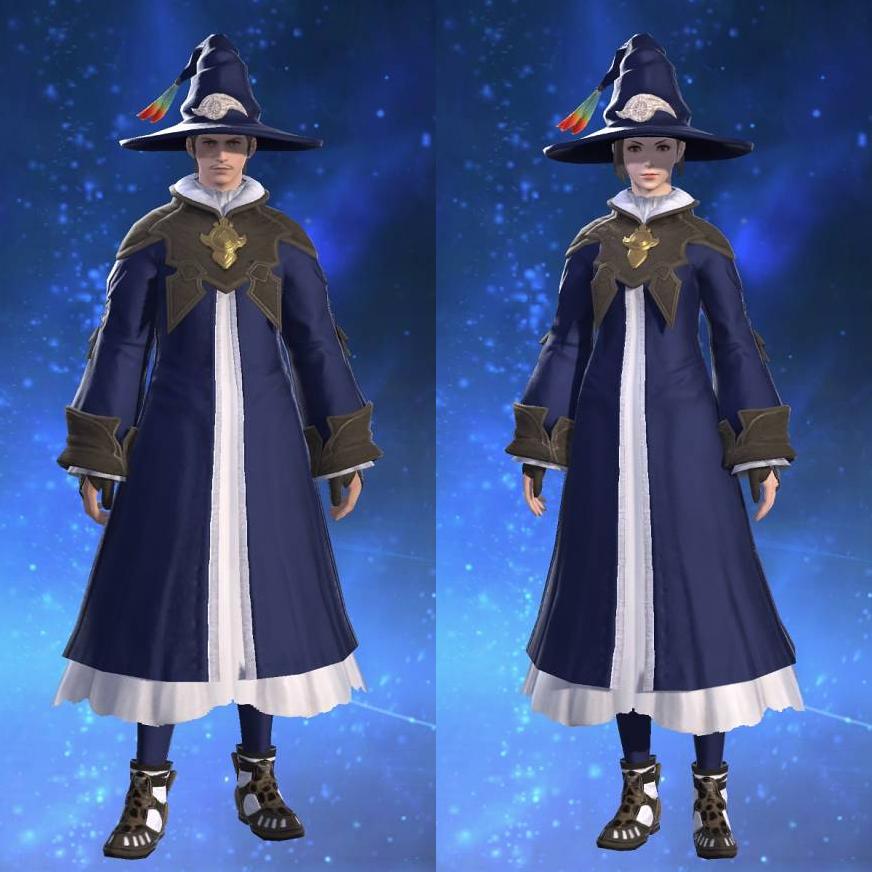 Militia Robe's gearset image.