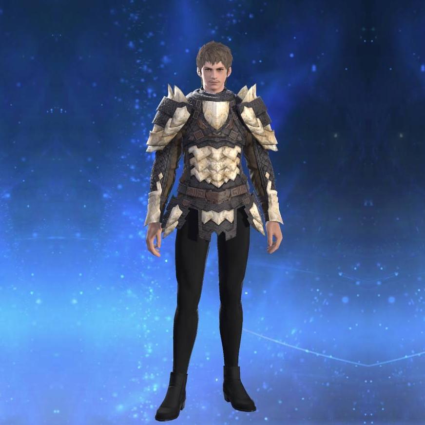 Mosshorn Scale Mail's gearset image male.
