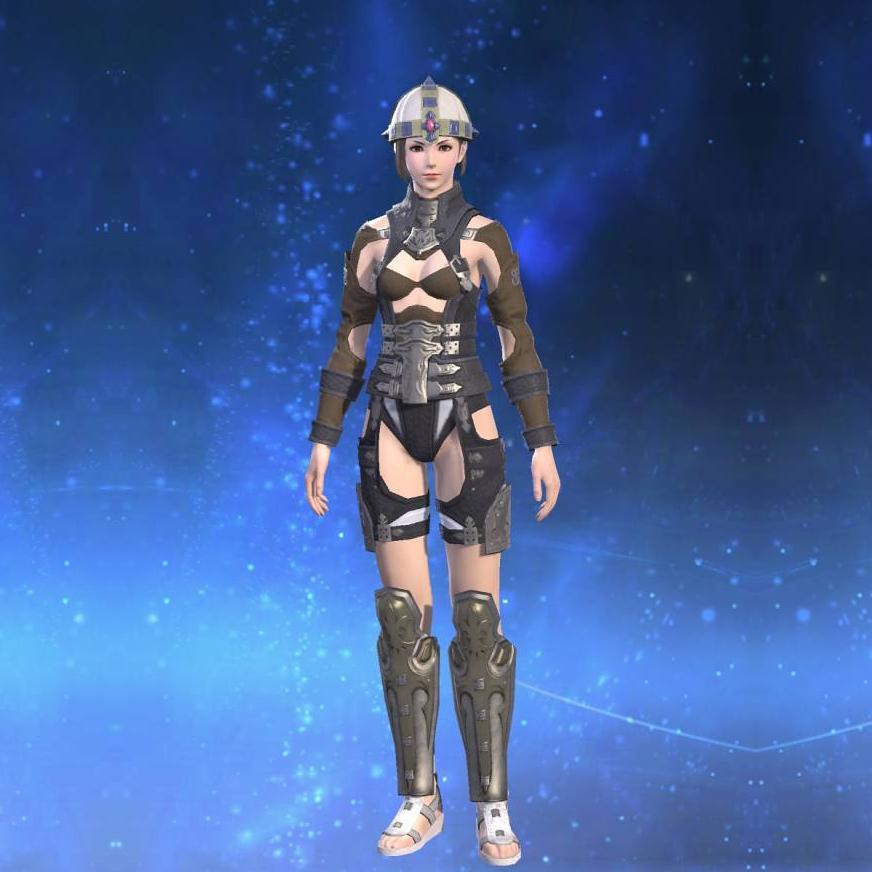 Raptorskin Harness's gearset image female.
