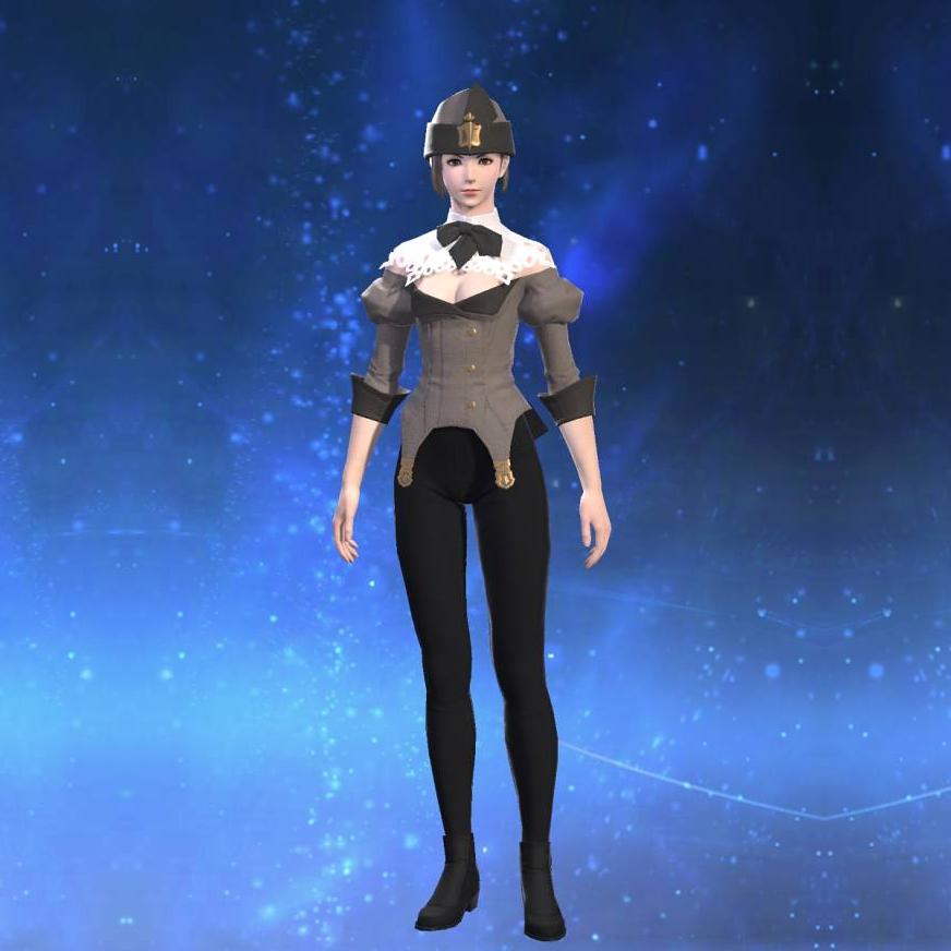 Linen Coatee of Gathering's gearset image female.