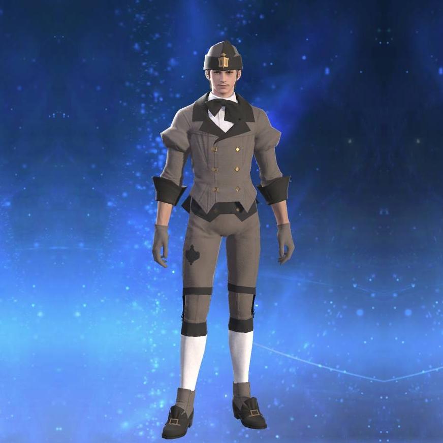 Linen Coatee of Crafting's gearset image male.