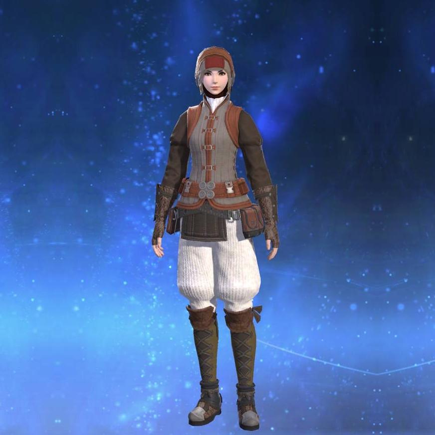 Linen Doublet's gearset image female.