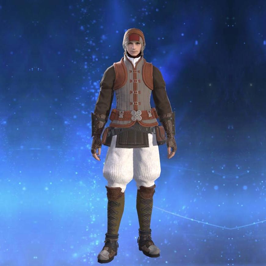 Linen Doublet's gearset image male.