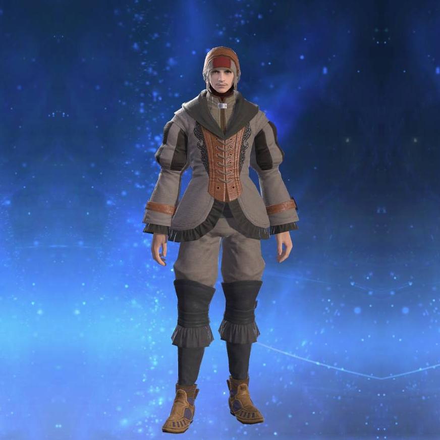 Linen Bliaud's gearset image male.