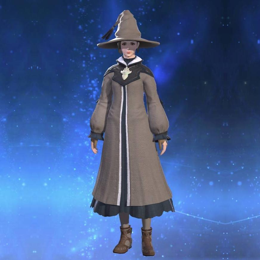 Linen Robe's gearset image female.