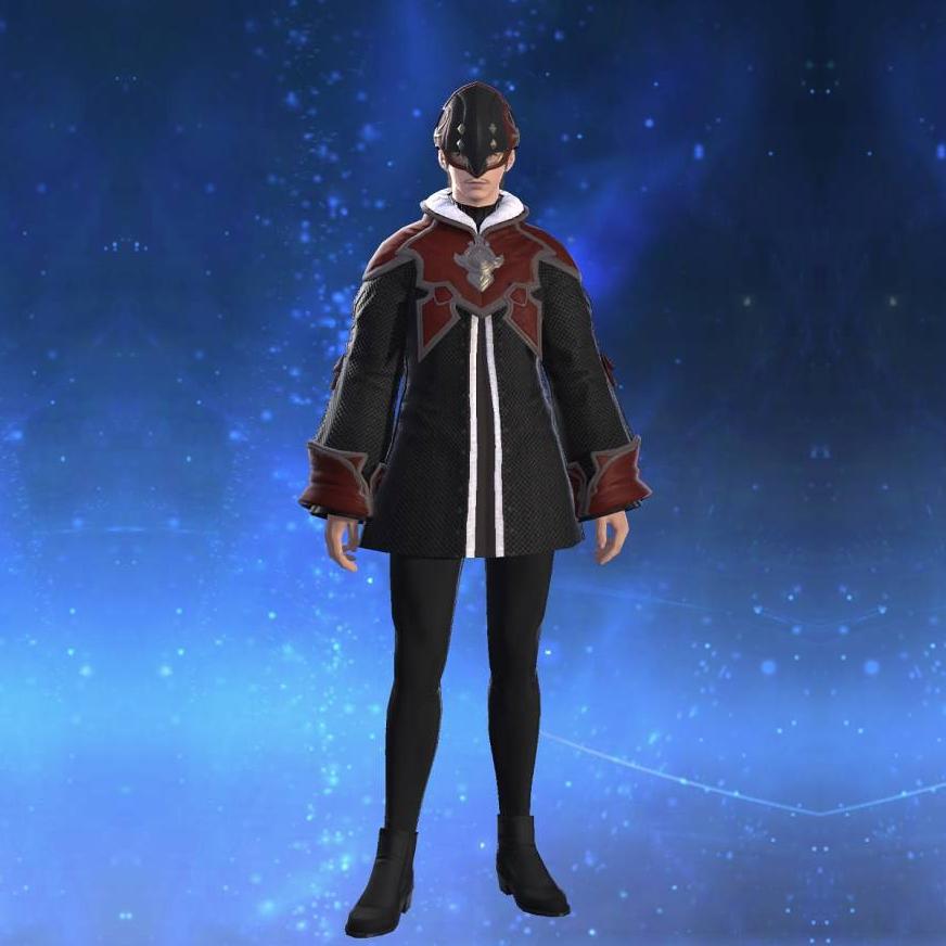 Mended Imperial Short Robe's gearset image male.