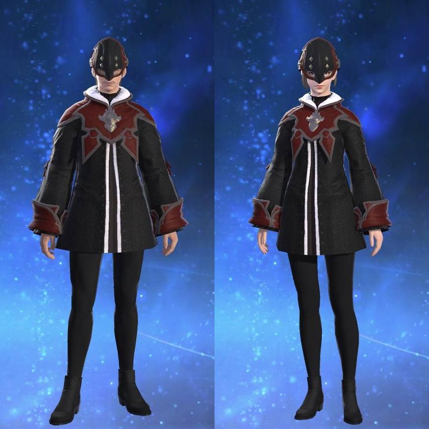 Mended Imperial Short Robe's gearset image.