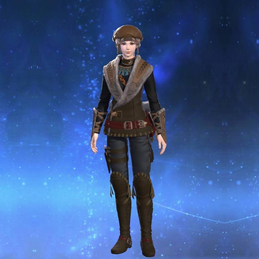 Leatherworker's Shirt's gearset image female.