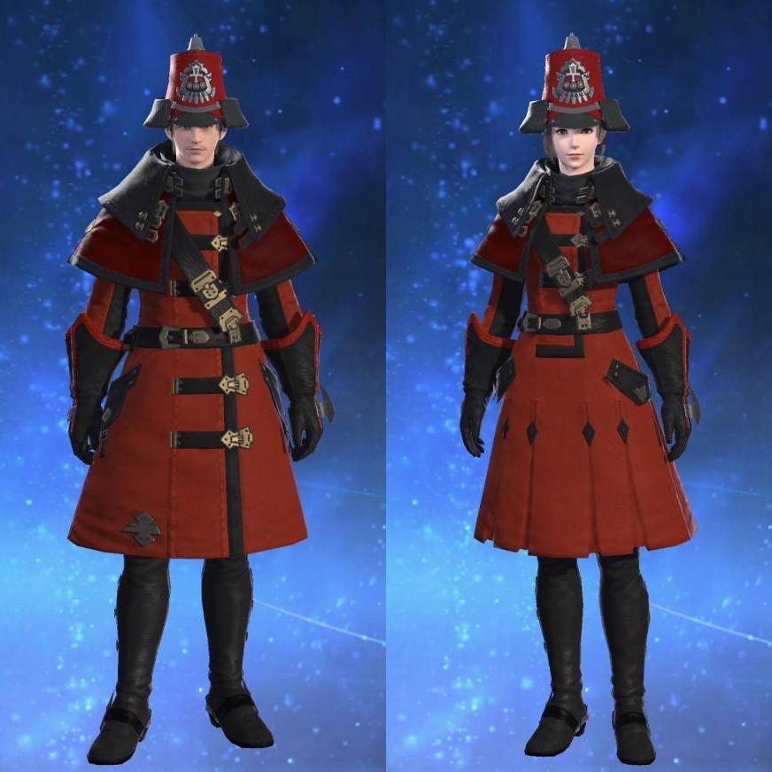 Lominsan Officer's Overcoat's gearset image.