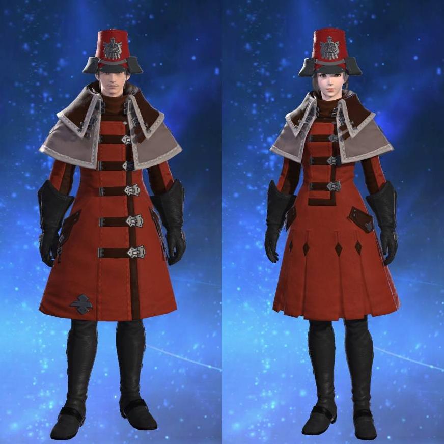 Lominsan Soldier's Overcoat's gearset image.