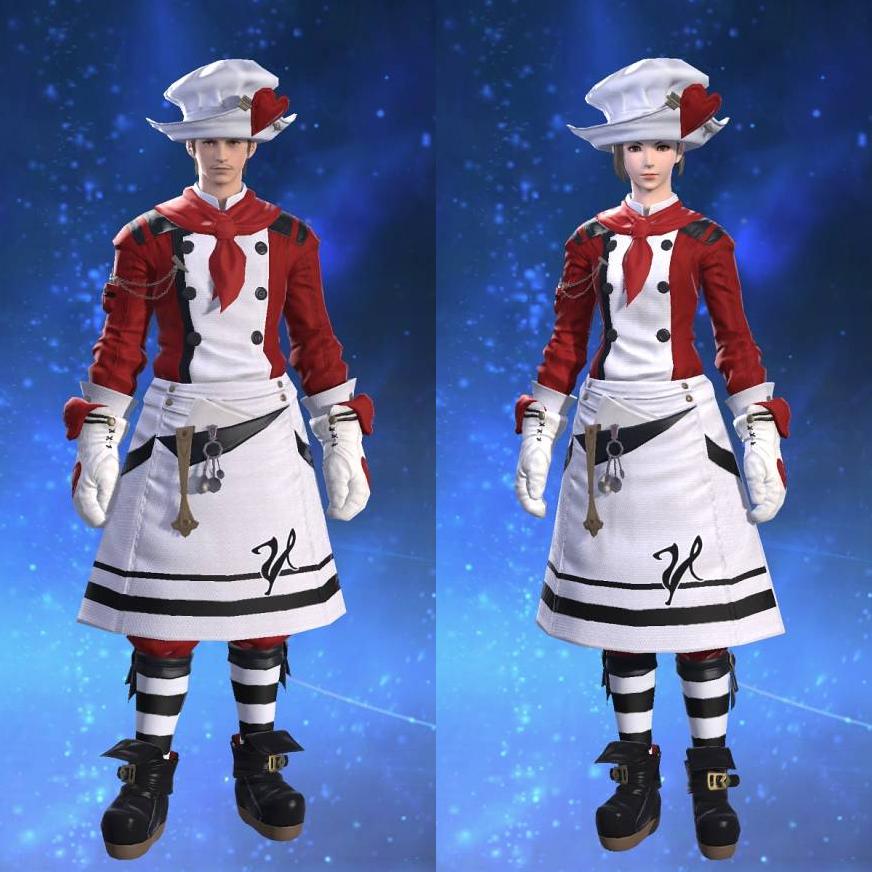 Valentione Apron's gearset image.