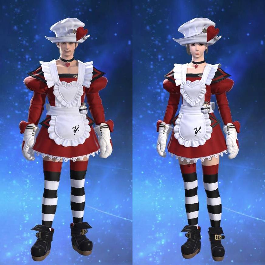 Valentione Apron Dress's gearset image.