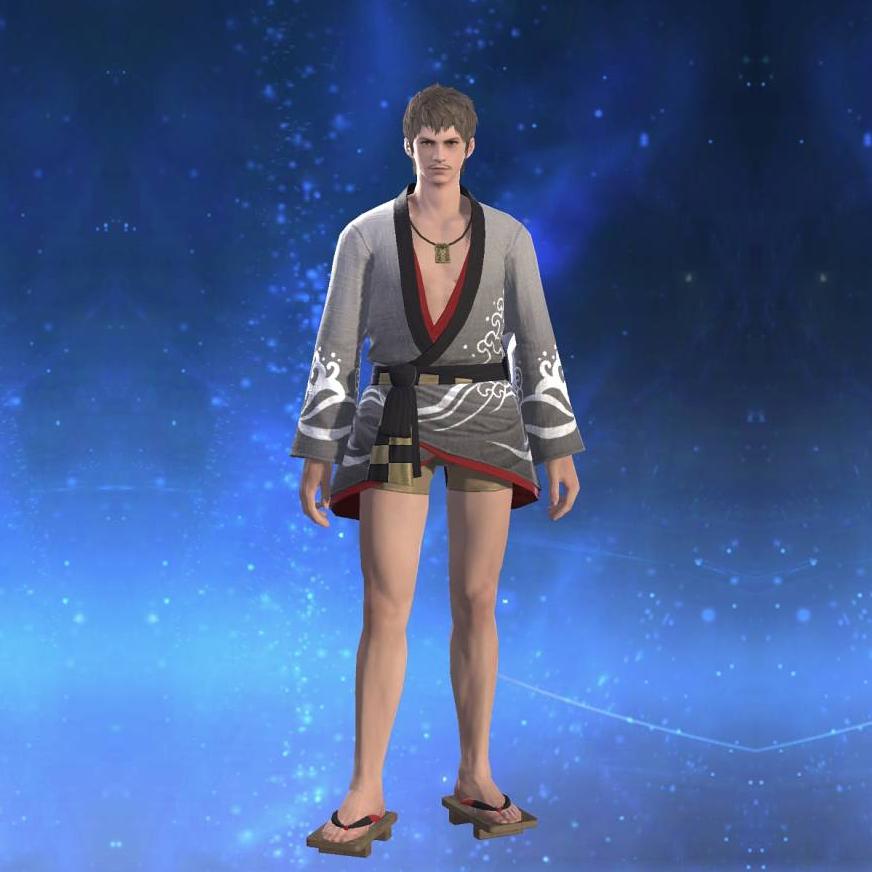 Lord's Yukata (Grey)'s gearset image.