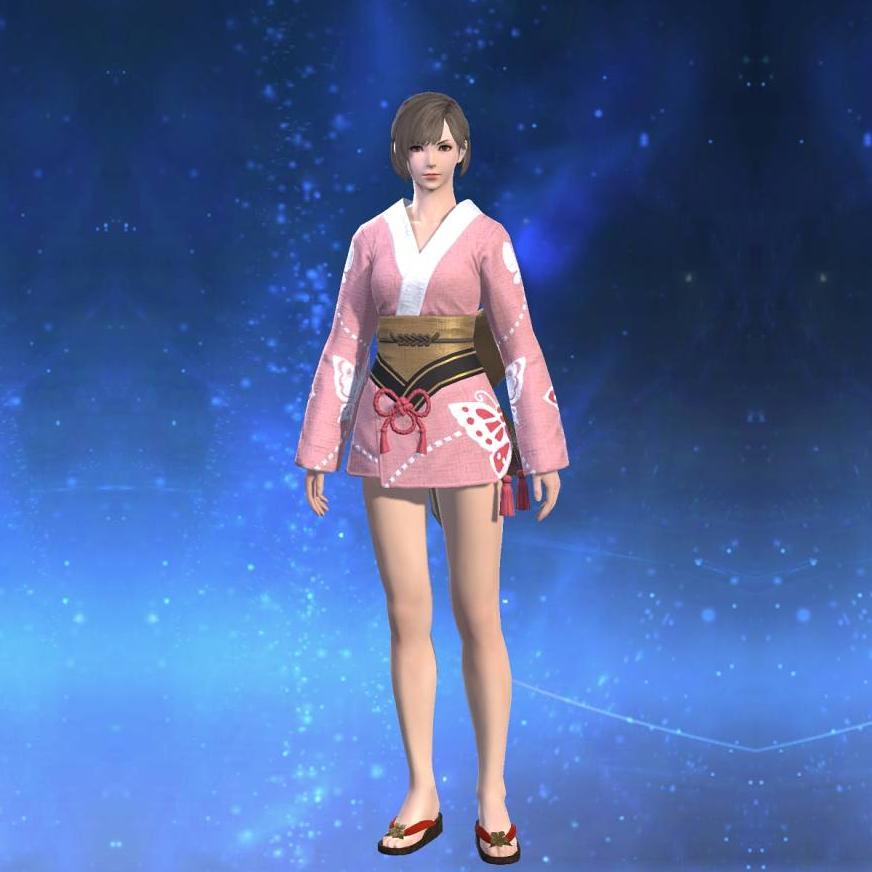 Lady's Yukata (Pinkfly)'s gearset image.