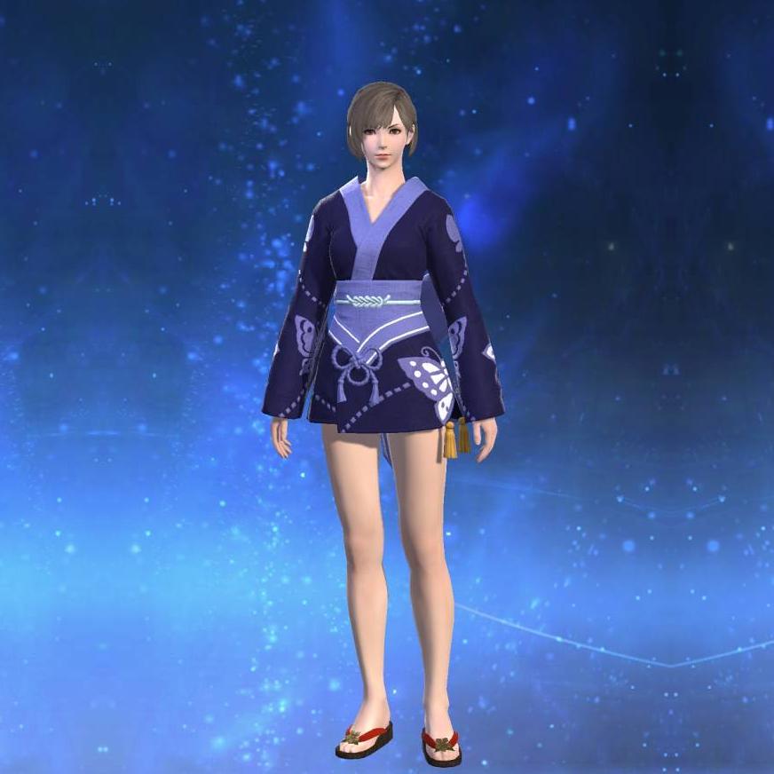 Lady's Yukata (Bluefly)'s gearset image.