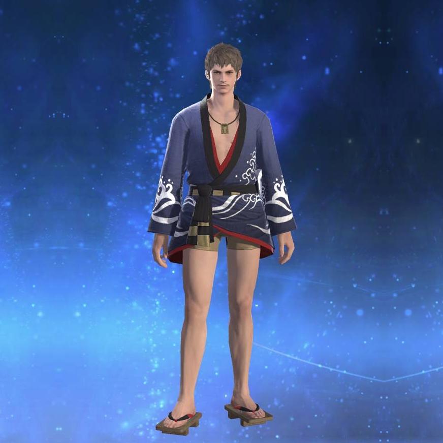 Lord's Yukata (Blue)'s gearset image.