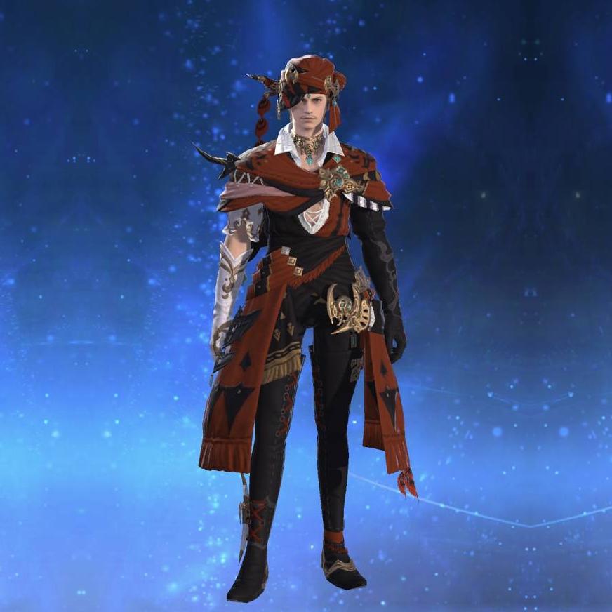 Aoidos' Cloak's gearset image male.