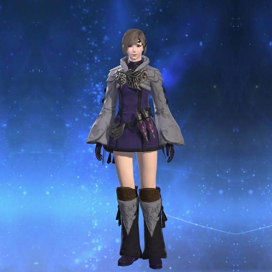 Astral Silk Doublet of Casting's gearset image female.