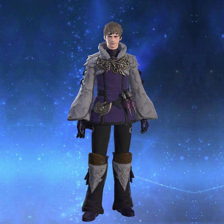 Astral Silk Doublet of Casting's gearset image male.