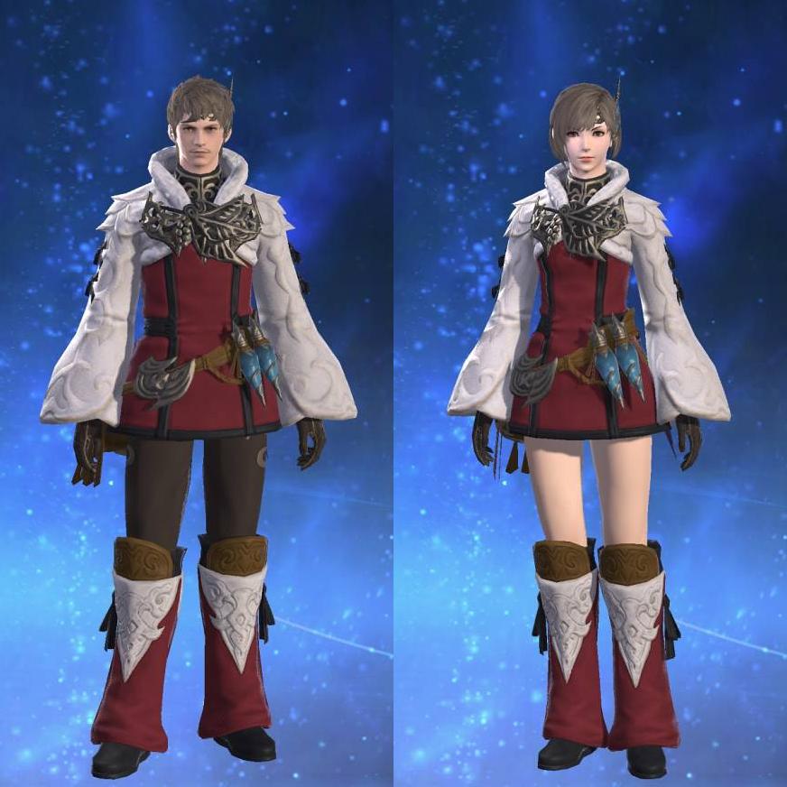 Astral Silk Doublet of Healing's gearset image.