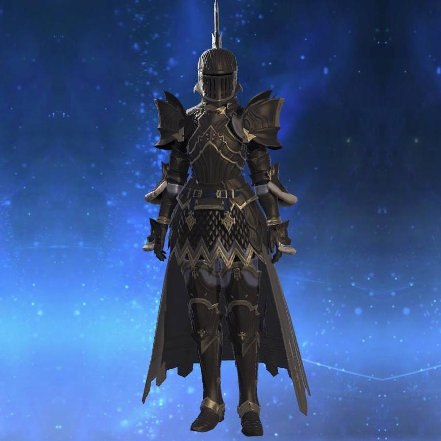 Adamantite Armor of Maiming's gearset image female.