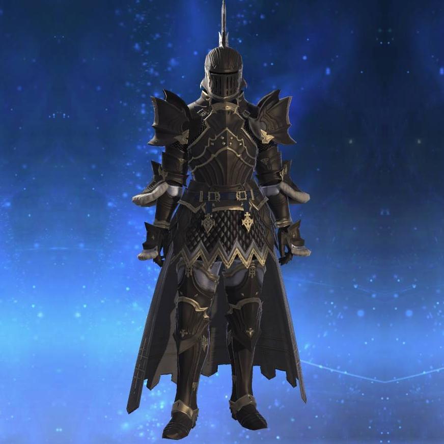 Adamantite Armor of Maiming's gearset image male.