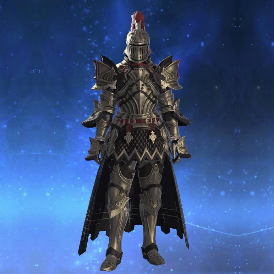 Adamantite Armor of Fending's gearset image male.
