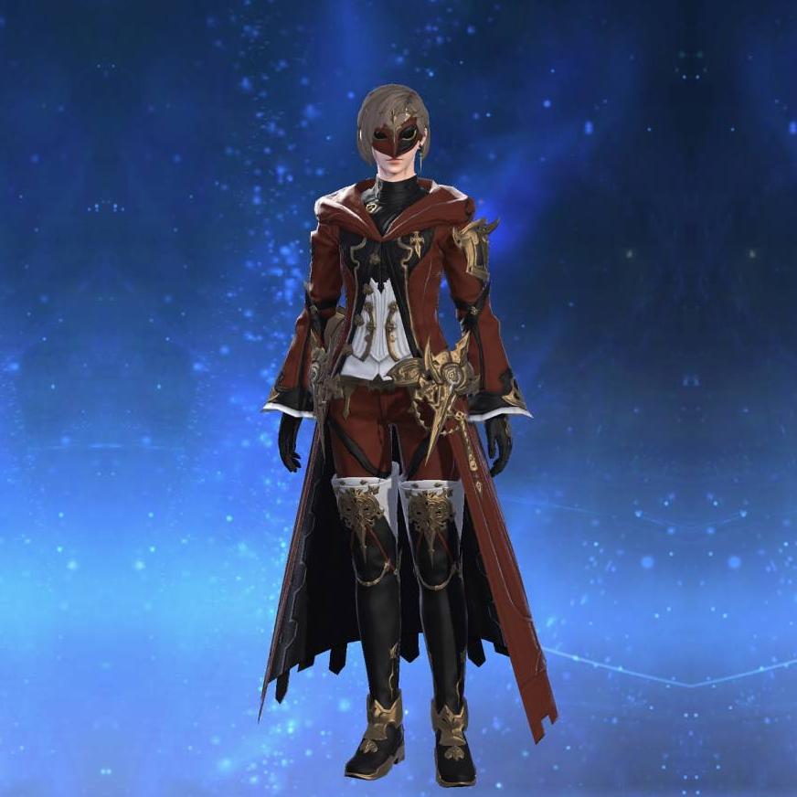 Alexandrian Coat of Scouting's gearset image female.