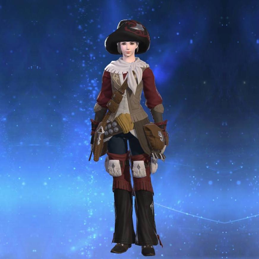 Serpentskin Vest's gearset image female.