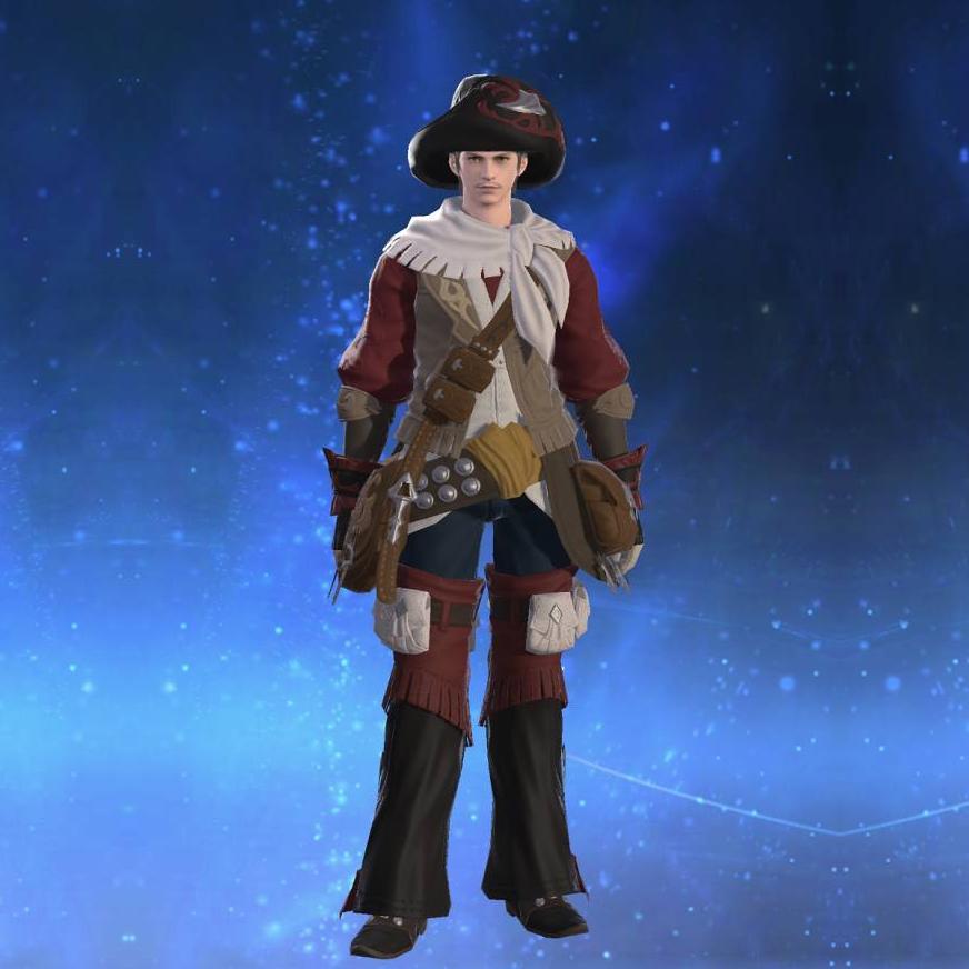 Serpentskin Vest's gearset image male.