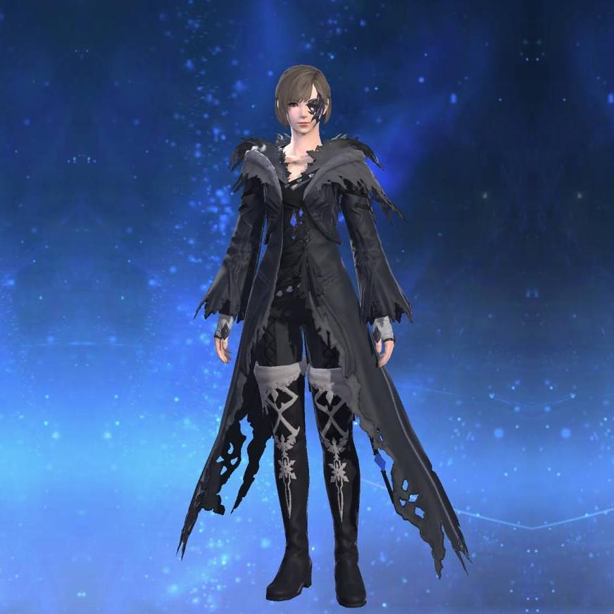 Void Ark Coat of Striking's gearset image female.