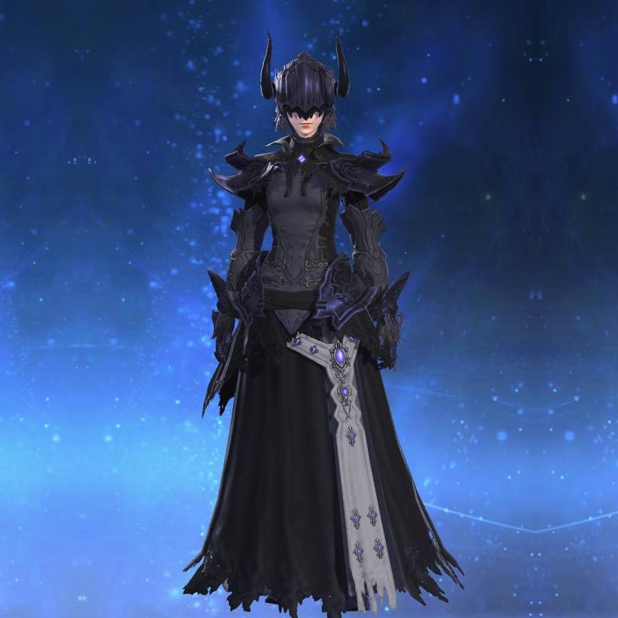 Void Ark Armor of Fending's gearset image female.