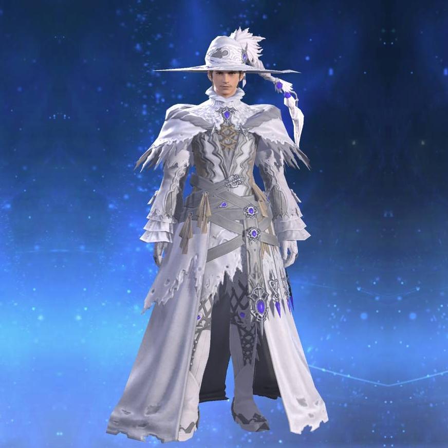 Void Ark Robe of Healing's gearset image male.