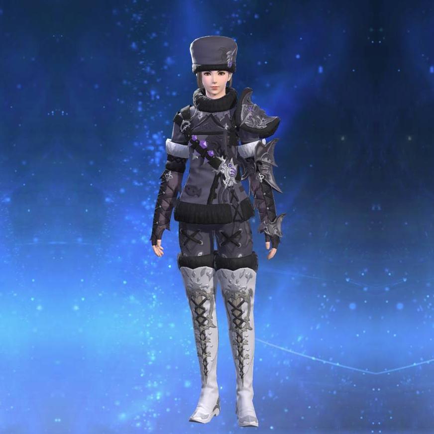 Void Ark Jacket of Aiming's gearset image female.