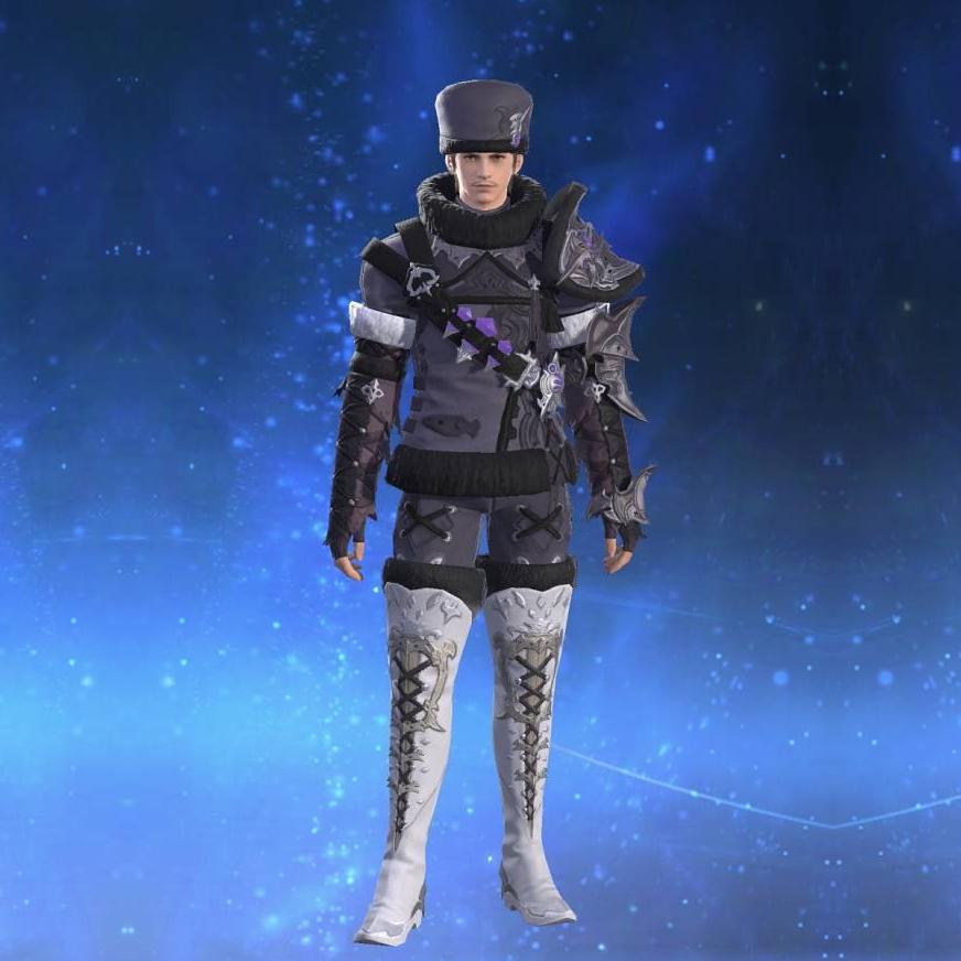 Void Ark Jacket of Aiming's gearset image male.
