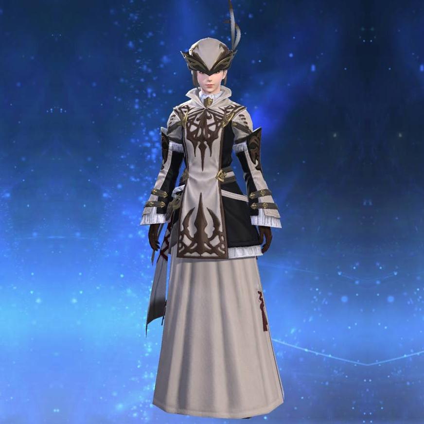 Eikon Cloth Acton of Healing's gearset image female.