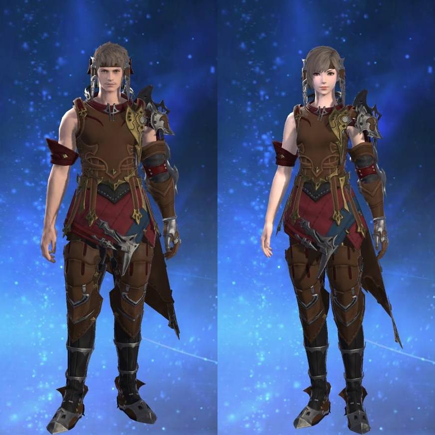 イコンレザー・ストライカーアタイア's gearset image.