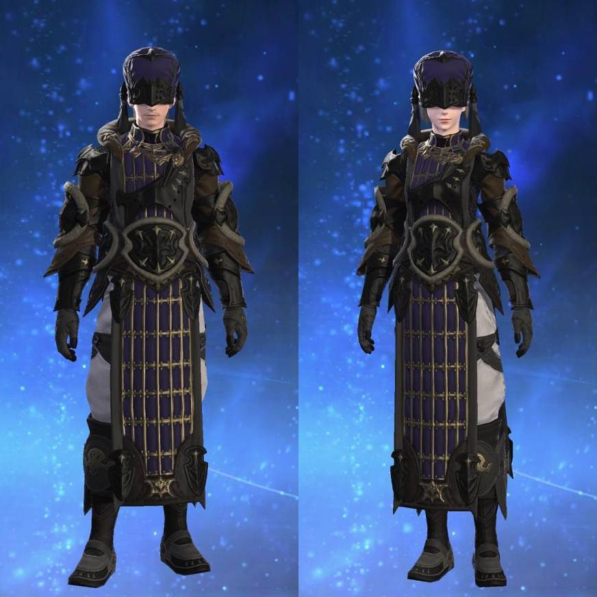 Ishgardian Outrider's Cyclas's gearset image.