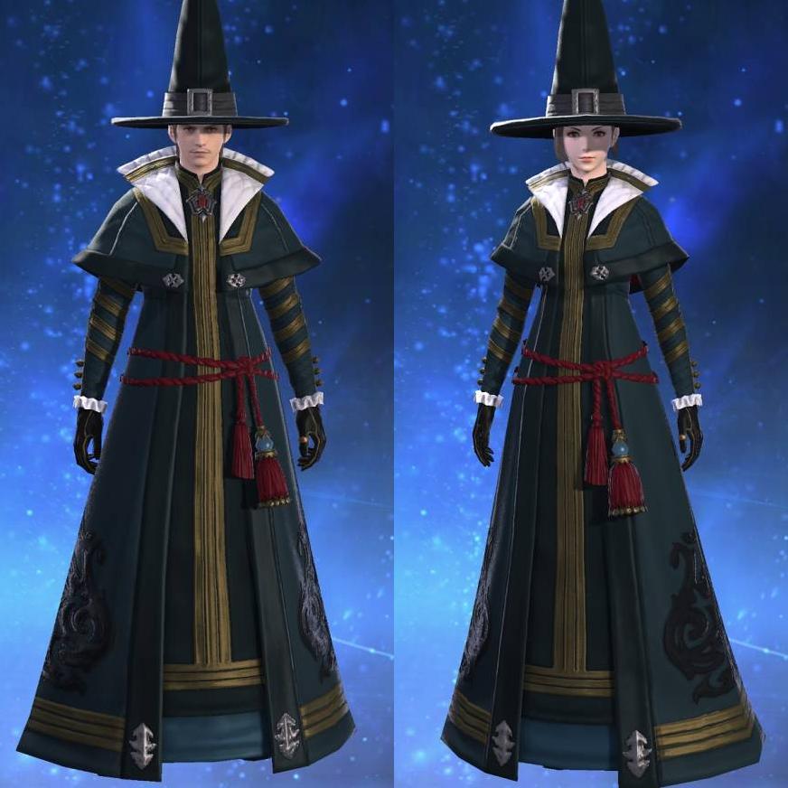 Ishgardian Historian's Robe's gearset image.