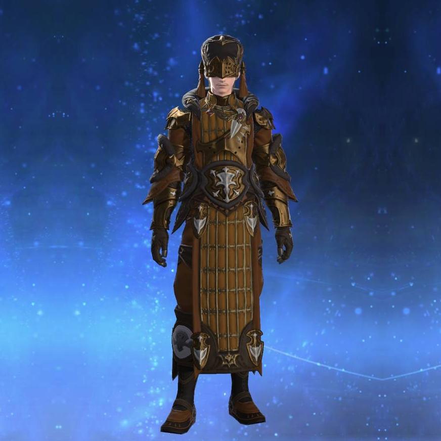 Ishgardian Monastic's Cyclas's gearset image male.