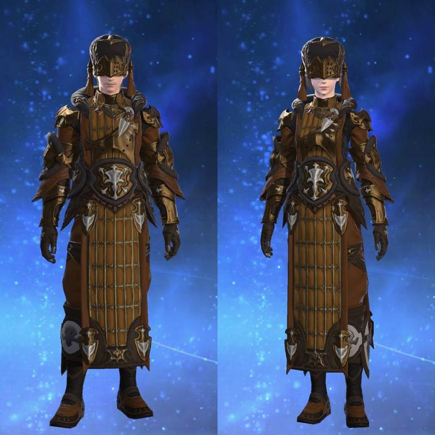 Ishgardian Monastic's Cyclas's gearset image.