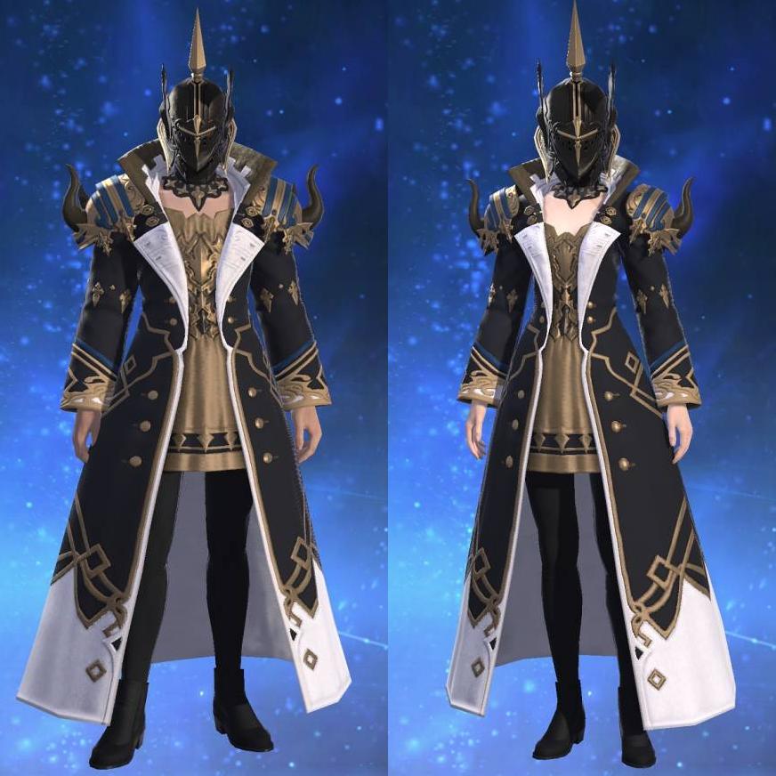 Flame Lieutenant's Coat's gearset image.